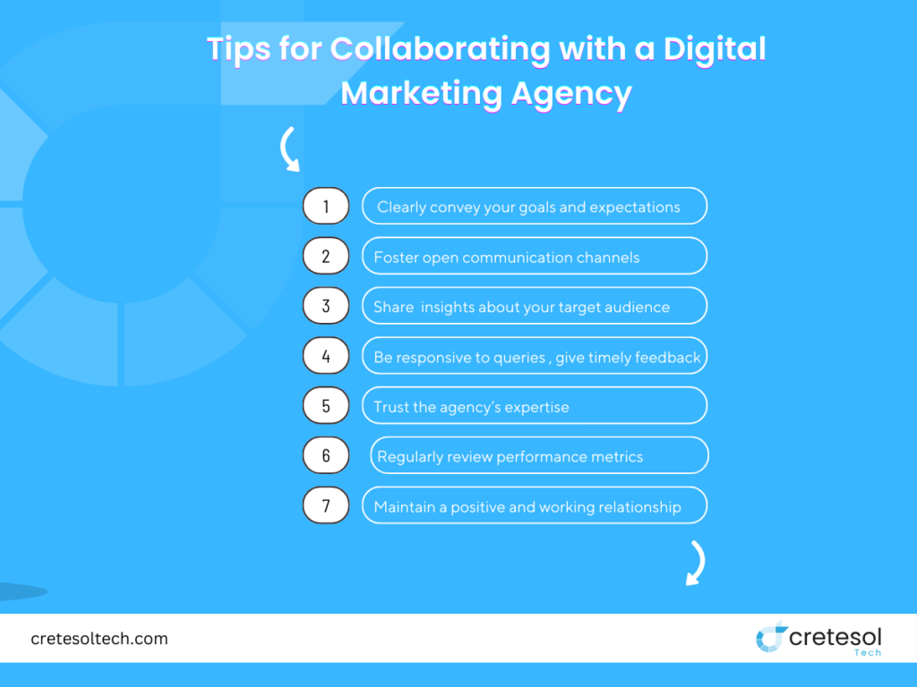 tips for collaborating with a digital marketing agency