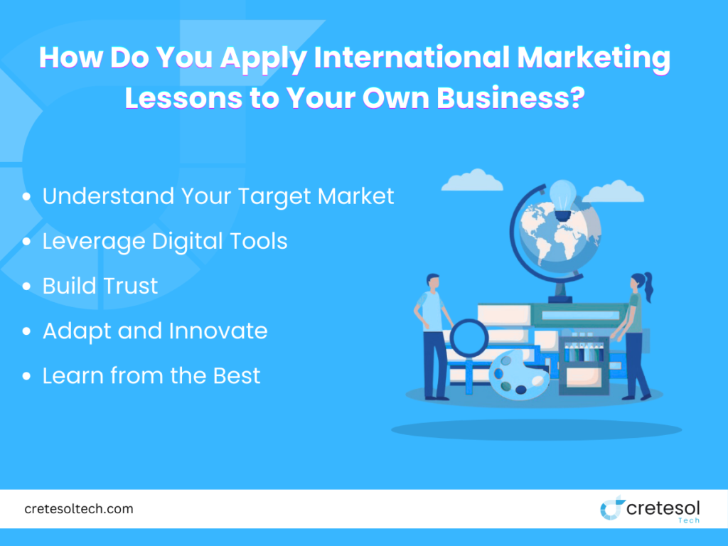 How Do You Apply International Marketing Lessons to Your Own Business?