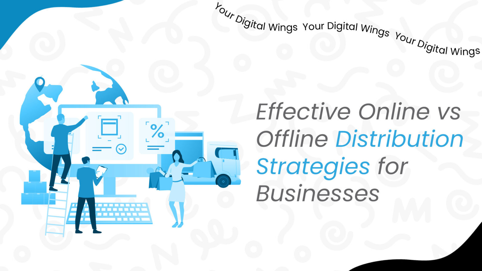 Online vs offline distribution strategies