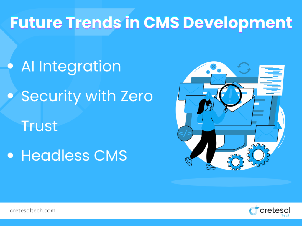 Future trends in CMS development. Cretesol Tech guide.