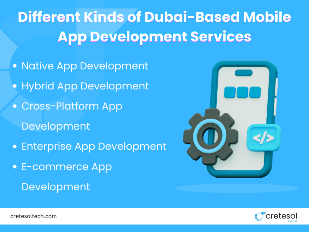 Different Kinds of Dubai-Based Mobile App Development Services