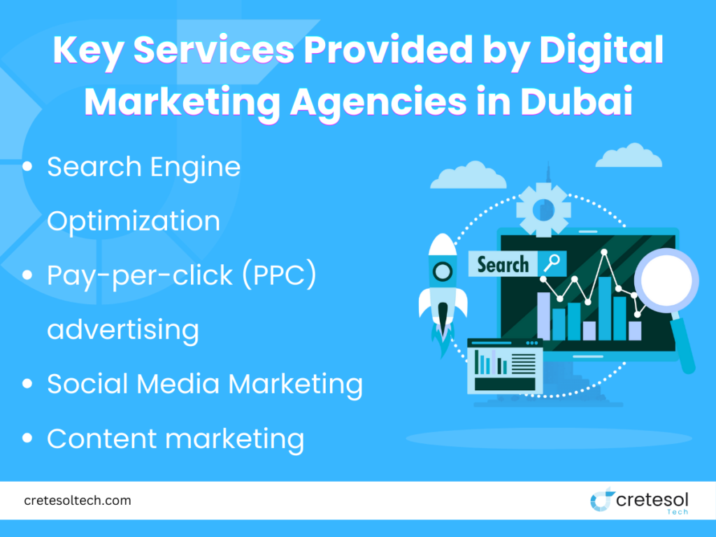 Key Services Provided by Digital Marketing Agencies in Dubai